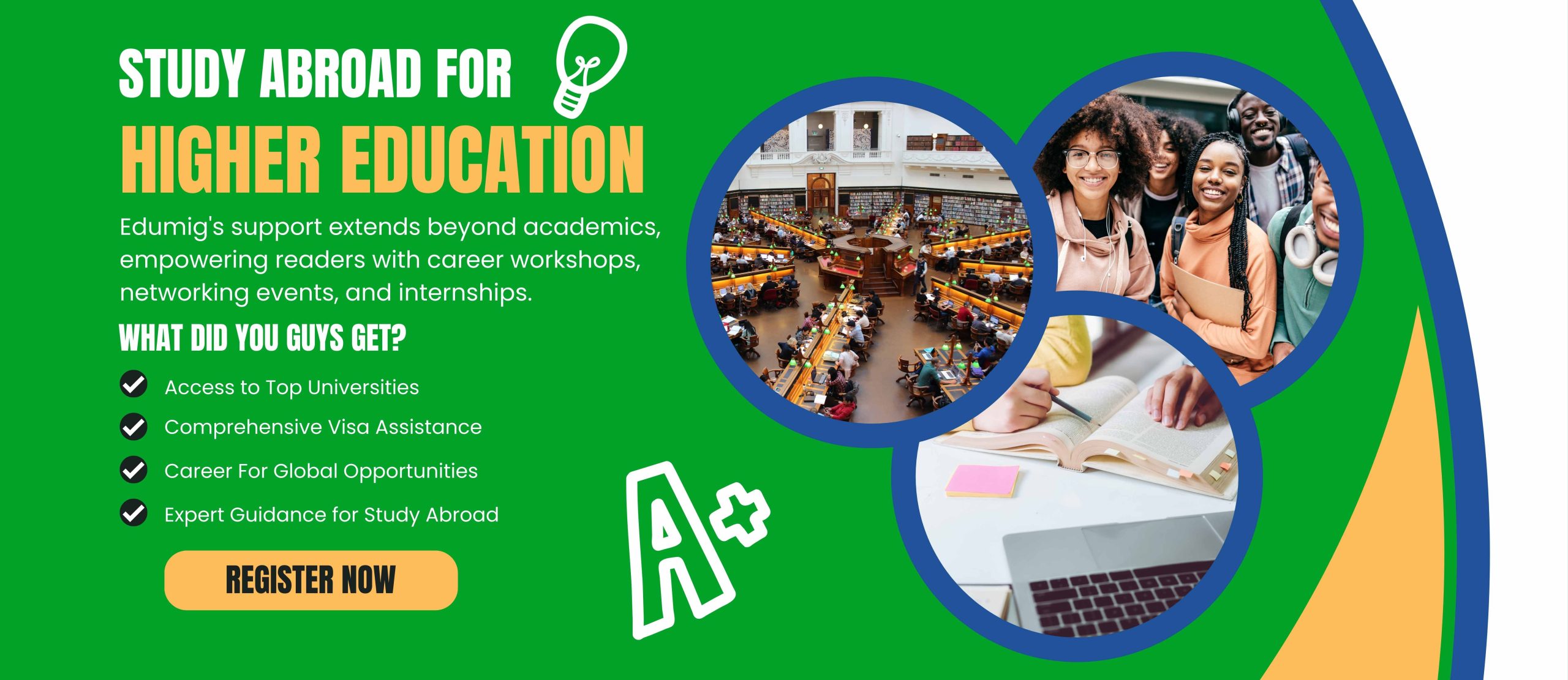 Study abroad for Higher Education Edumig